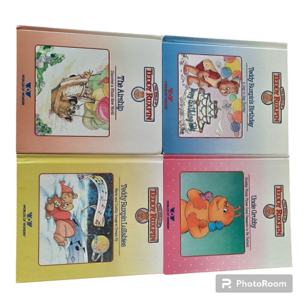 Teddy Ruxpin Story Book Lot